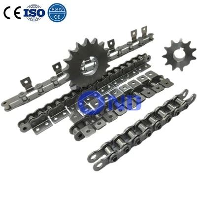 Stennls po'lat 12.7 19.05 25.4 mm qisqa rolli rolik zanjiri